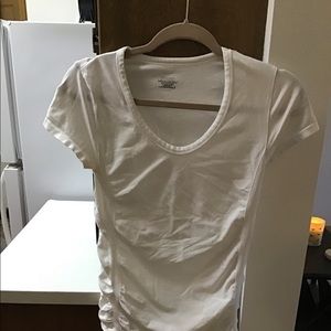 Athleta White Short Sleeve Tee